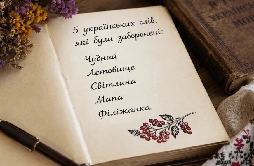 5 українських слів, заборонених СРСР, що повернулися у вжиток