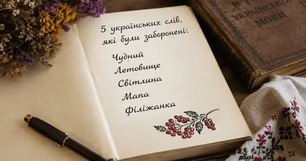 П’ять слів, заборонених радянською владою, повертаються в українську мову