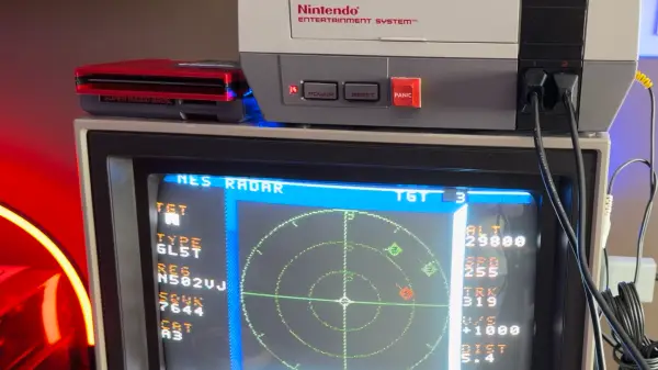 NES Radar відстежує польоти зі швидкістю 9600 бод