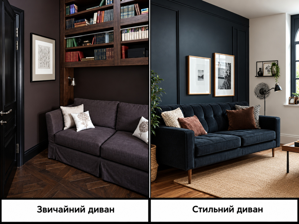 Шість помилок, що роблять темний інтер'єр похмурим 1