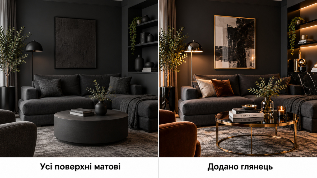 Шість помилок, що роблять темний інтер'єр похмурим 6
